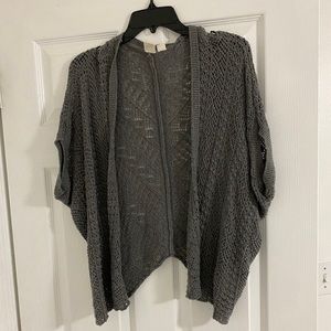 Roxy gray knit cardigan